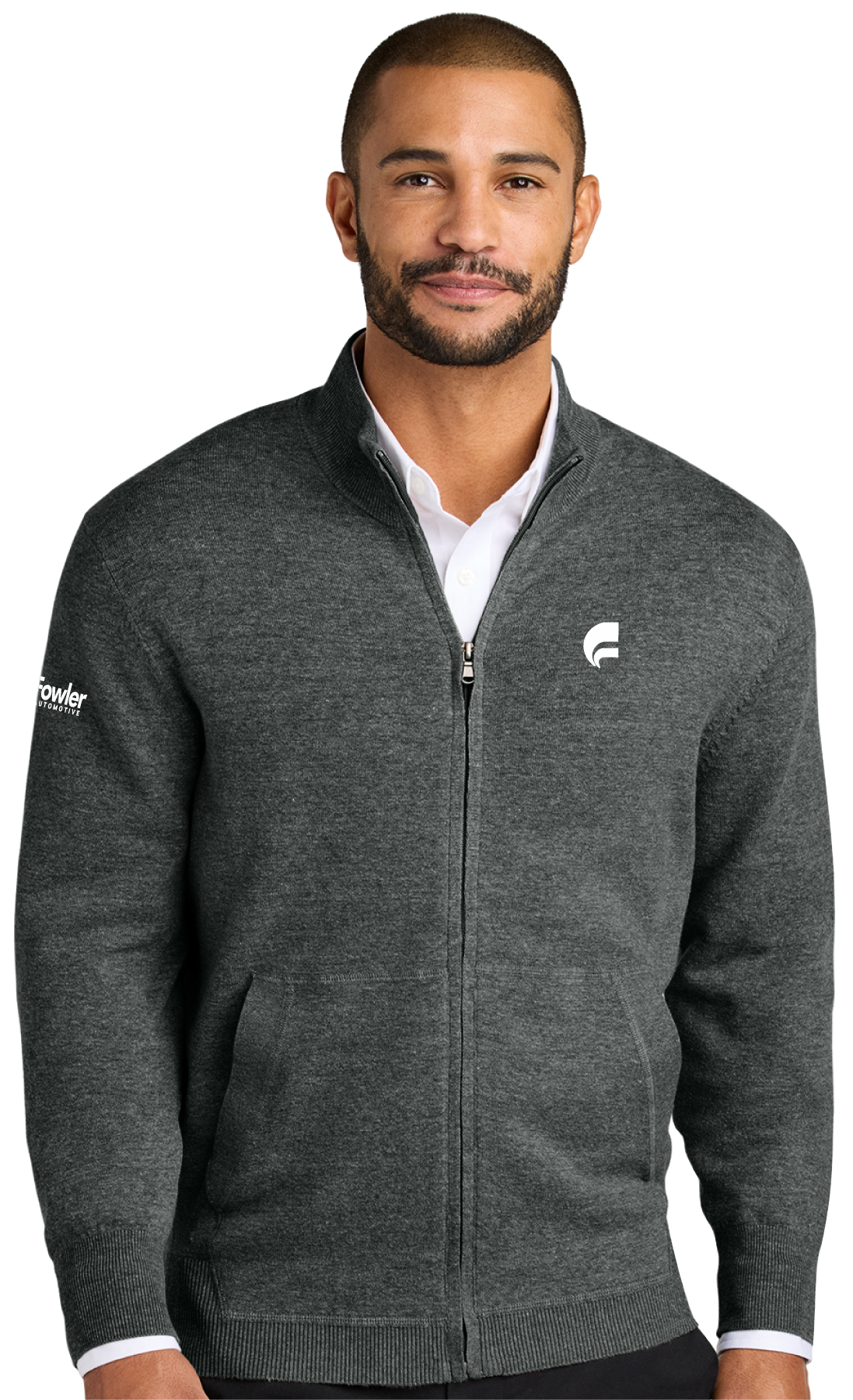 Port Authority® Easy Care Full-Zip Sweater
