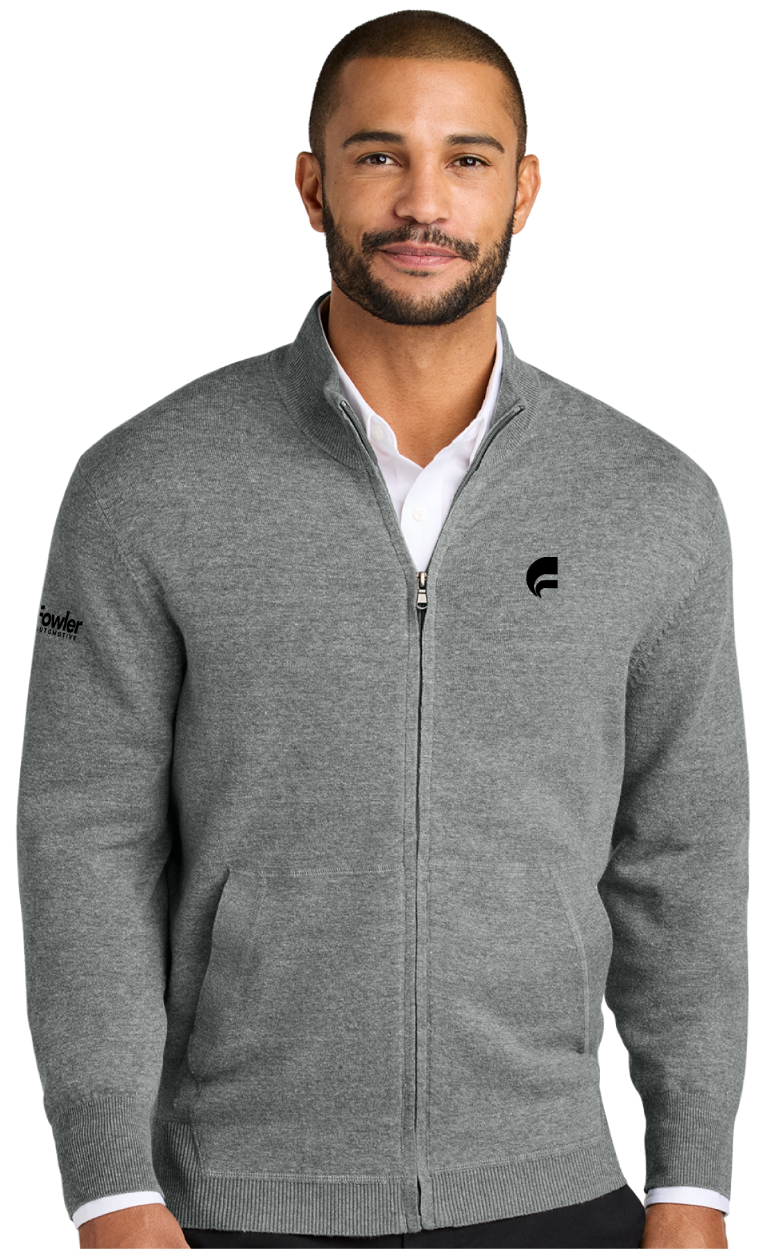Port Authority® Easy Care Full-Zip Sweater