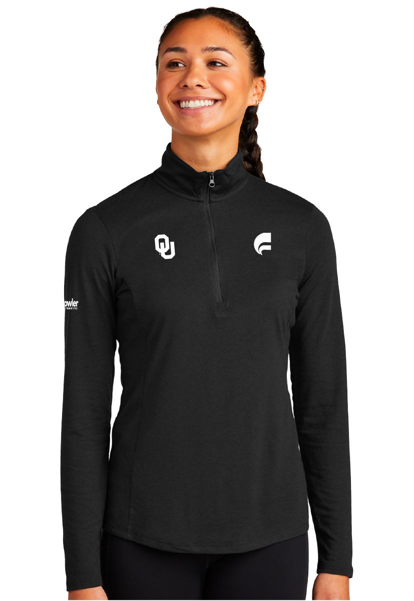 OU Sport-Tek ® Ladies PosiCharge ® Tri-Blend Wicking 1/4-Zip Pullover