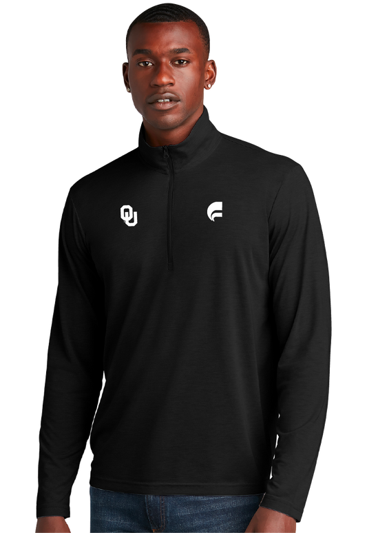 Sport-Tek ® OU PosiCharge ® Tri-Blend Wicking 1/4-Zip Pullover